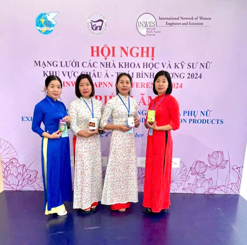 Công ty Cổ phần dược phẩm ORGANIC HEALTH H&N tham dự hội nghị Mang lưới các nhà khoa học và kỹ sư nữ khu vực Châu Á – Thái Bình Dương 2024, trưng bày sản phẩm nghiên cứu của TS. Bá Thị Châm
